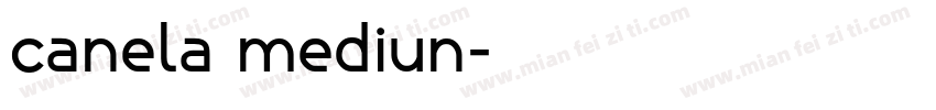 canela mediun字体转换